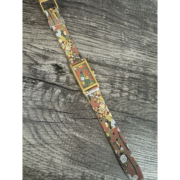 Metropolitan Museum Of Art Watch Square Face Abstract Art Never Worn Vintage main image 7